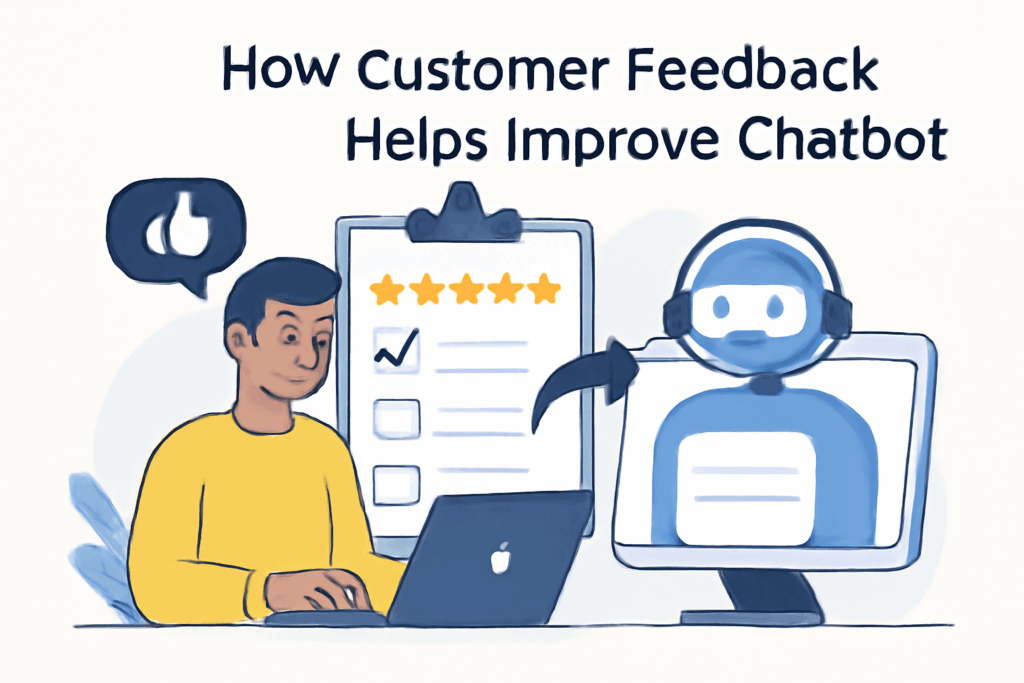 چگونه بازخورد مشتریان به بهبود عملکرد چتبات کمک میکند؟