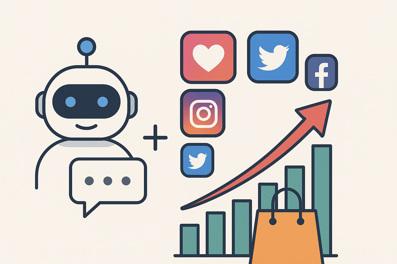 چگونه ترکیب چتبات و شبکههای اجتماعی به فروش بیشتر منجر میشود